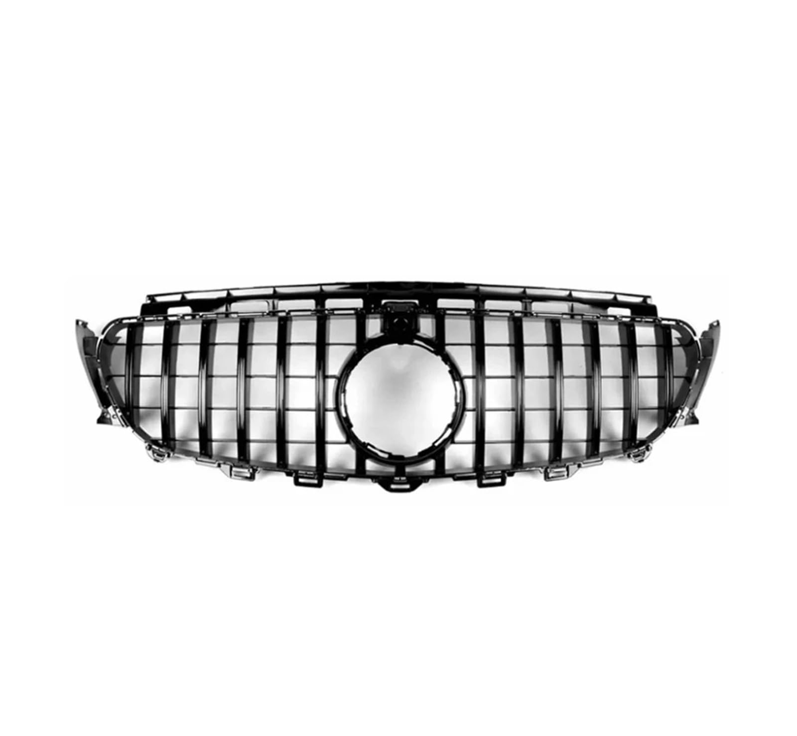 Facelift Grill Für Benz W213 C238 A238 E36 2016-2020 Mittelgitter Frontstoßstangengrill Einlassgrill GT Diamond E63 Style Tuning Zubehör Kühlergrill Passend(GT Black) von NOKRGQW