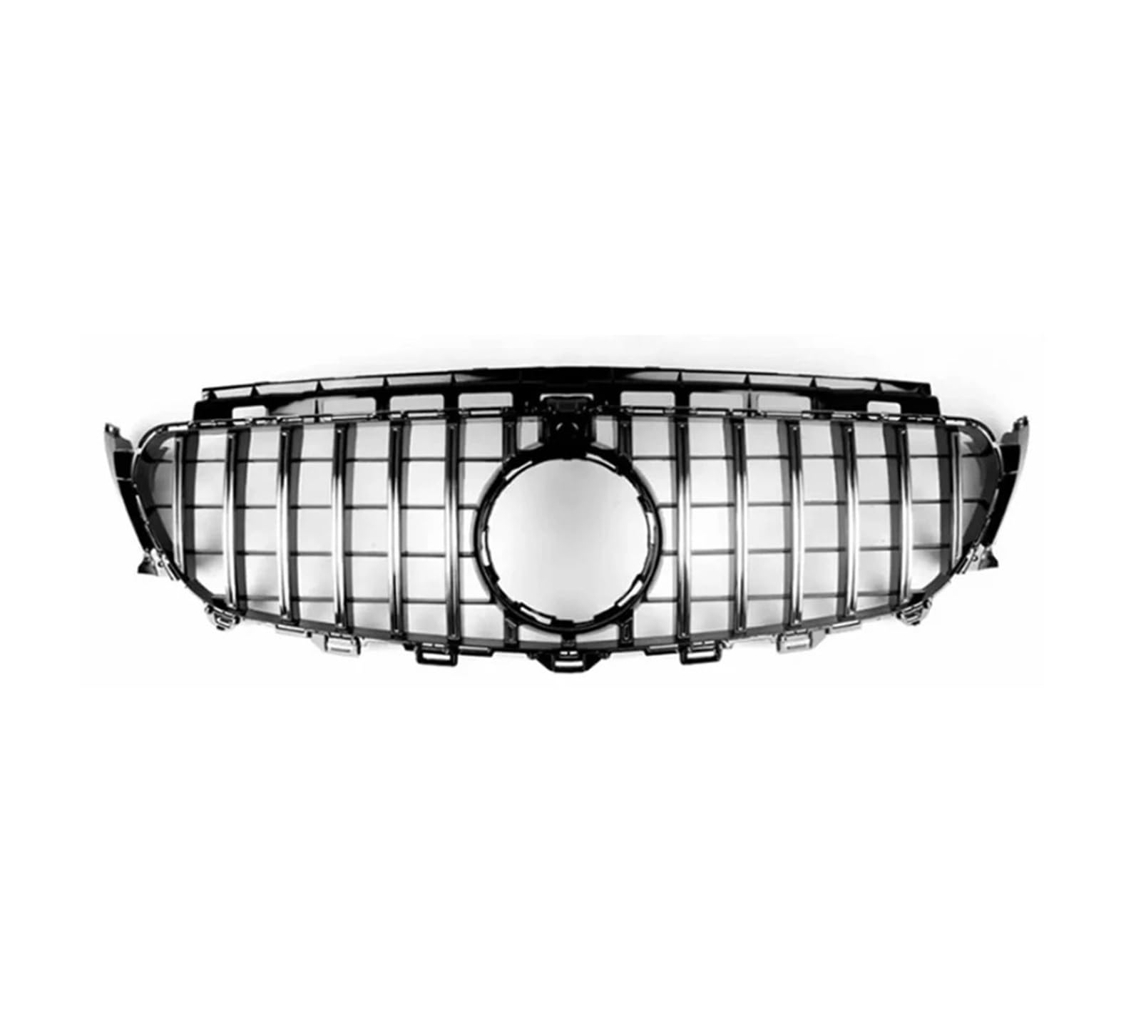 Facelift Grill Für Benz W213 C238 A238 E36 2016-2020 Mittelgitter Frontstoßstangengrill Einlassgrill GT Diamond E63 Style Tuning Zubehör Kühlergrill Passend(GT Silvery) von NOKRGQW