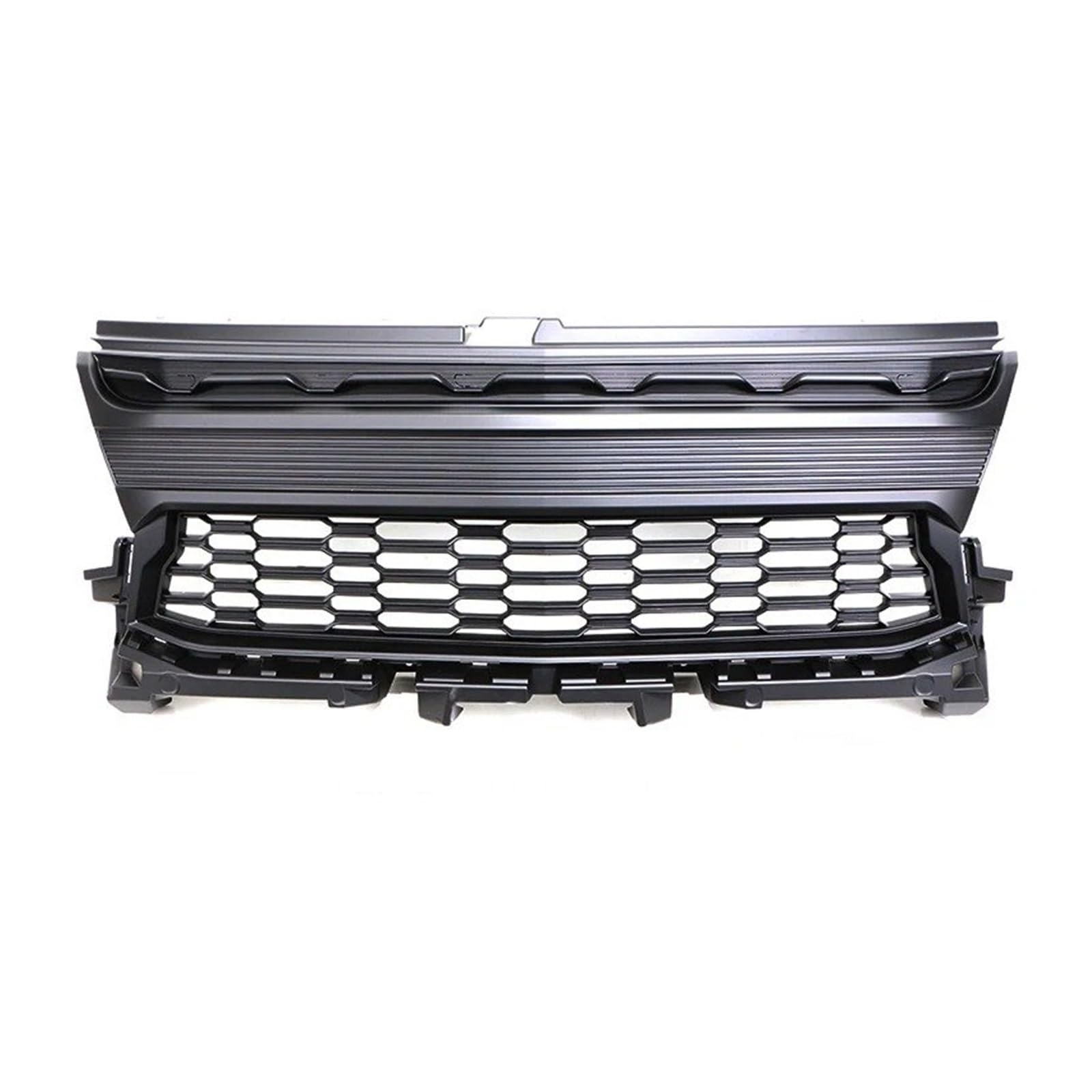 Facelift Grill Für Chevrolet Für Colorado 2021 2022 Front Grill W/Licht Änderung Racing Grill Kühlergrill Passend(with Lights.) von NOKRGQW