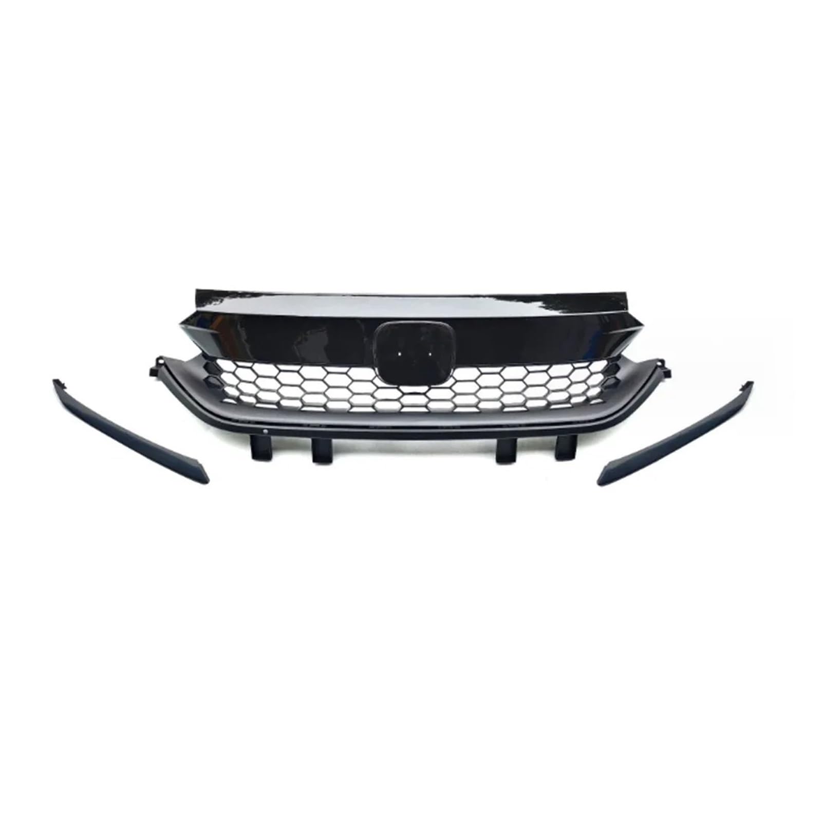 Facelift Grill Für City Für RS 2020 2021 2022 2023 Front Racing Grille Stoßstange Haube Oberen Unteren Mesh Grill Auto Zubehör Kühlergrill Passend(Middle Grille) von NOKRGQW