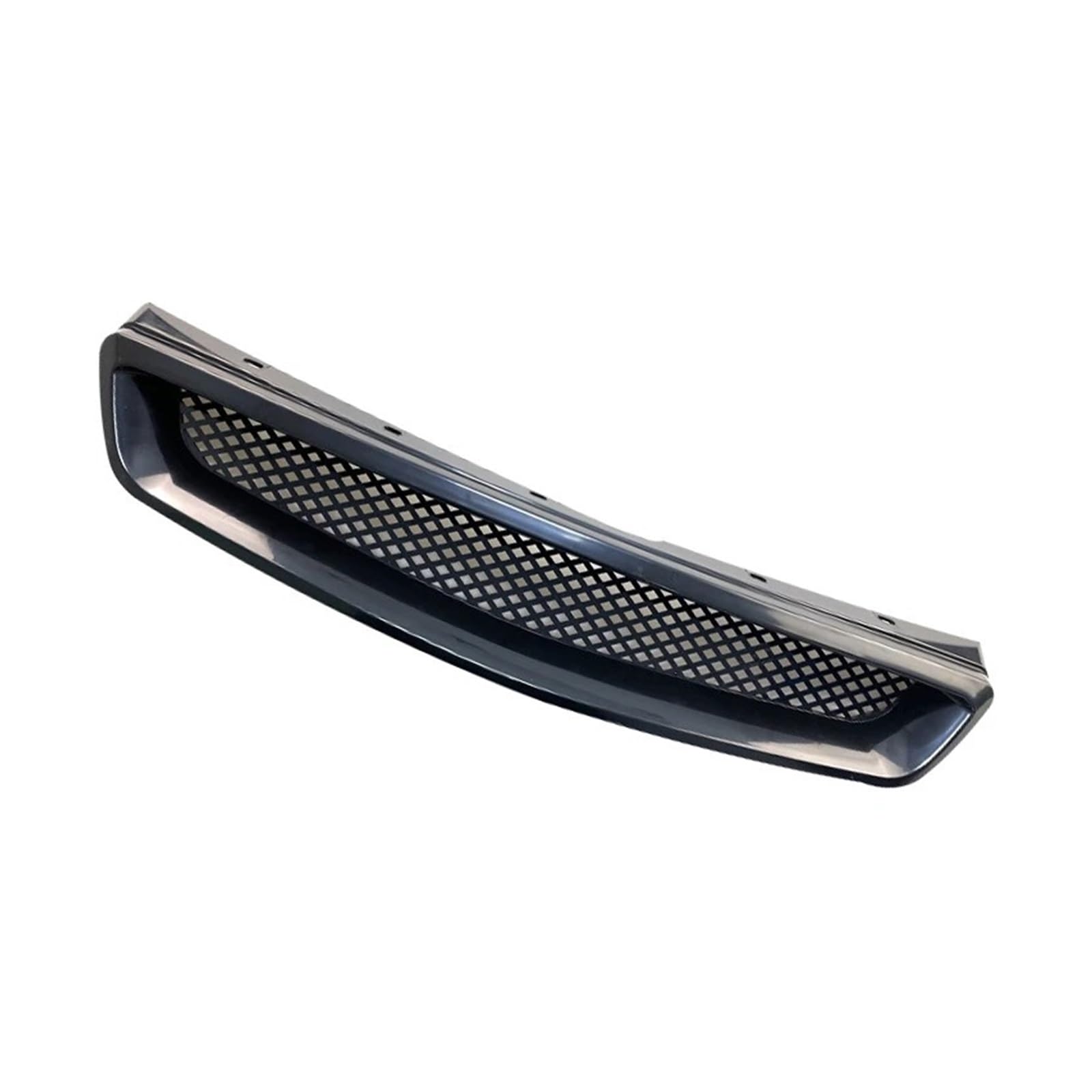 Facelift Grill Für Civic 1999 2000 TR Style Auto Front Racing Grills Frontstoßstangengrill Haubengitter Haubengrill Außenteile Kühlergrill Passend(Glossy Black) von NOKRGQW