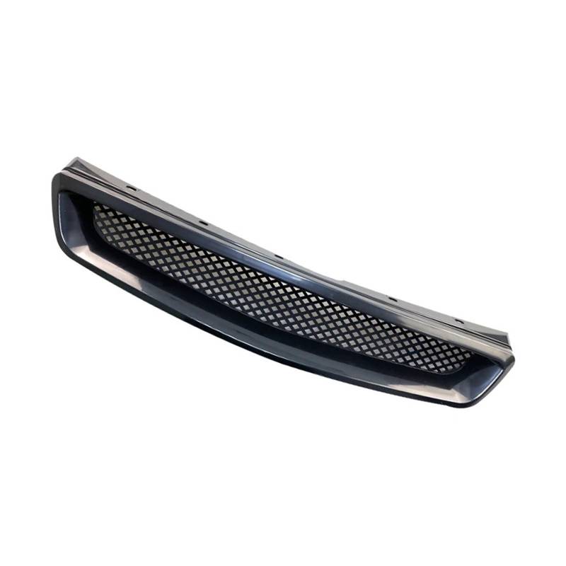 Facelift Grill Für Civic 1999 2000 TR Style Auto Front Racing Grills Frontstoßstangengrill Haubengitter Haubengrill Außenteile Kühlergrill Passend(Glossy Black) von NOKRGQW