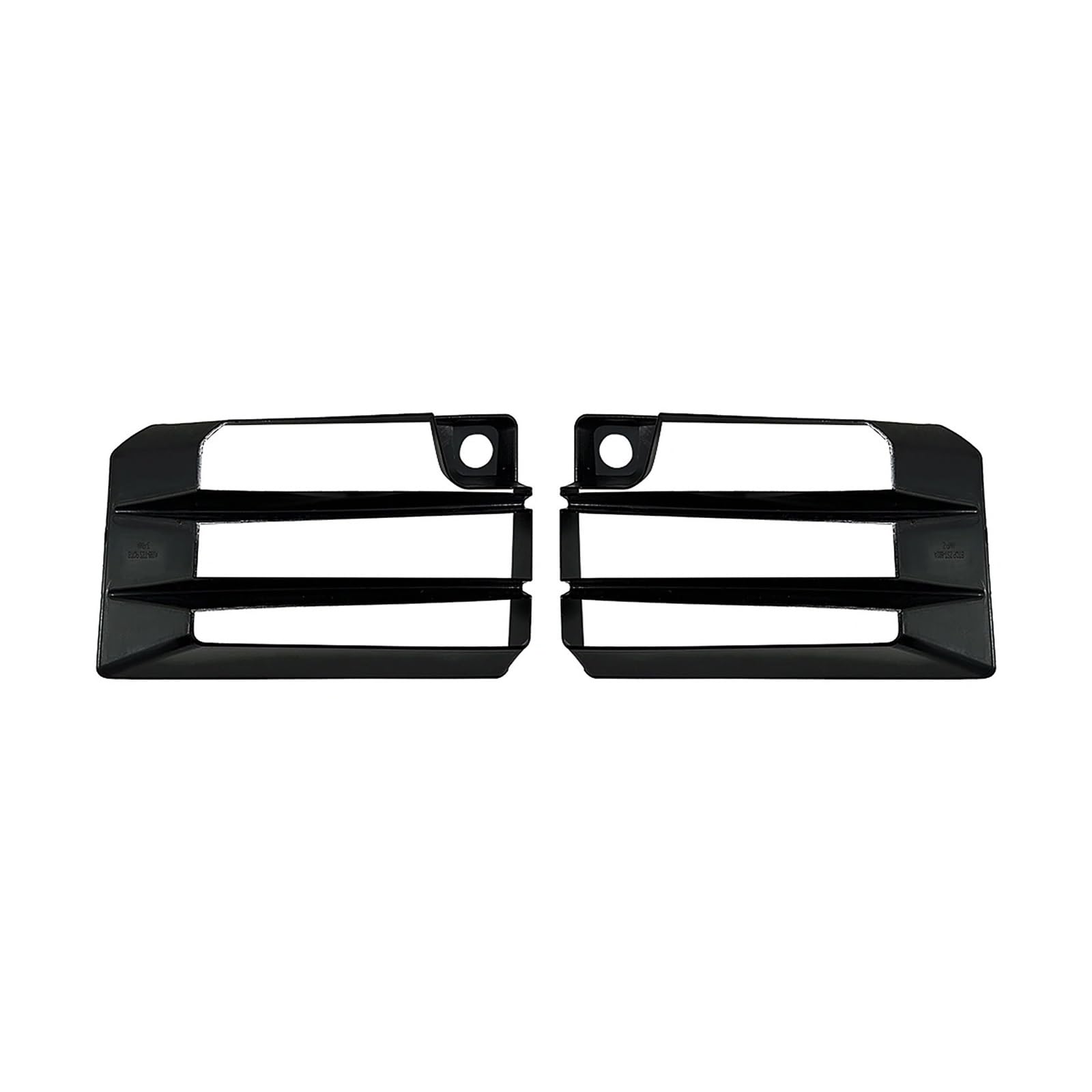 Facelift Grill Für Für M2 G87 2023-2025 Luftkanal-Entlüftungsverkleidung Carbonfaser-Optik/Schwarzglänzend Seitennebelscheinwerfer-Ansaugrahmen-Abdeckungsgrill Kühlergrill Passend(Glossy Black) von NOKRGQW