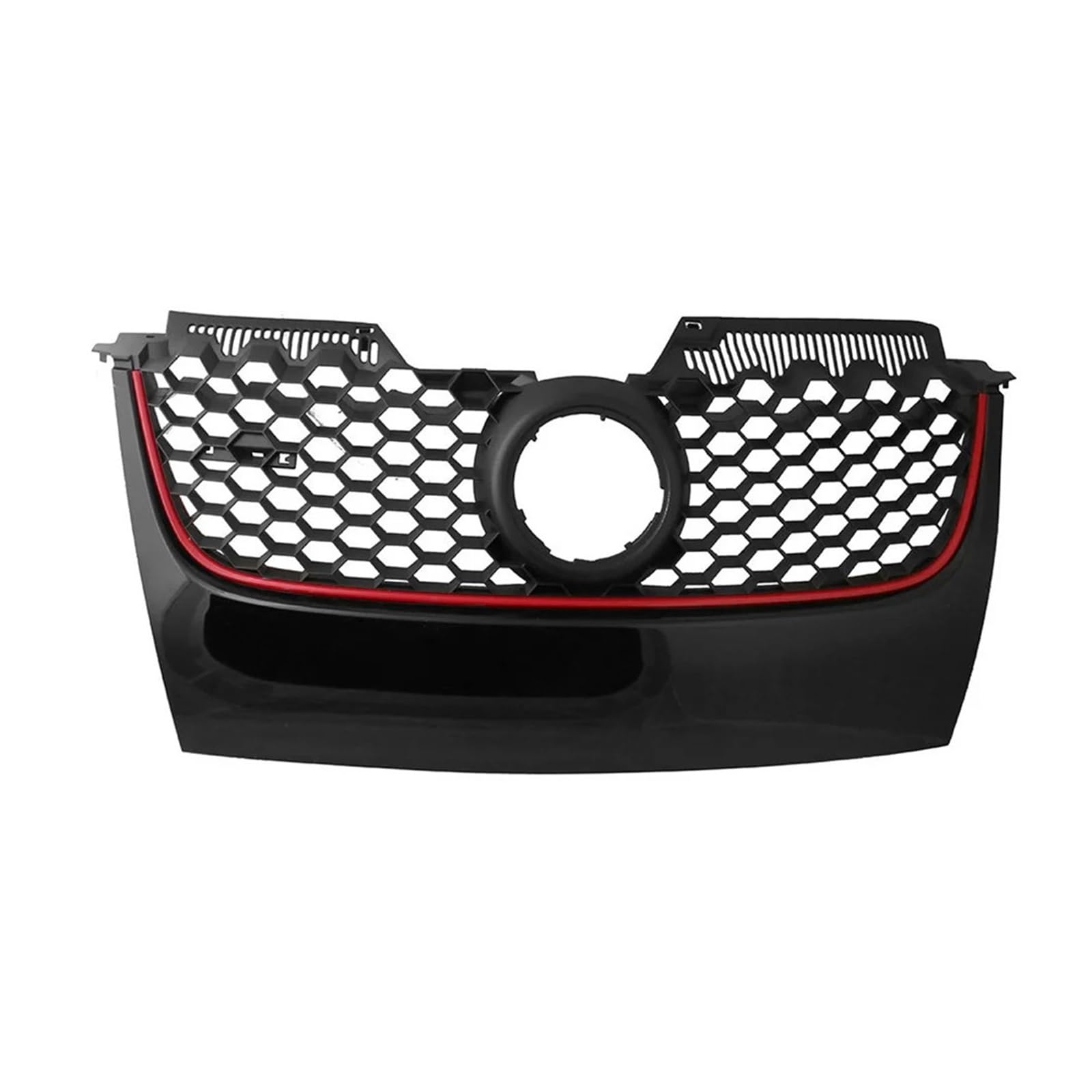 Facelift Grill Für Golf 5 MK5 V Für GTI Neuer Stoßstangengrill ABS Fahrzeugbeschläge Rostfreier, Rüttelfester Frontgrill Center Auto Supply Red Line Kühlergrill Passend Facelift Grill Für Golf 5 MK5 V Für GTI Neuer Stoßstangengrill ABS Fahrzeugbeschläge Rostfreier, Rüttelfester Frontgrill Center Auto Supply Red Line Kühlergrill Passend von NOKRGQW