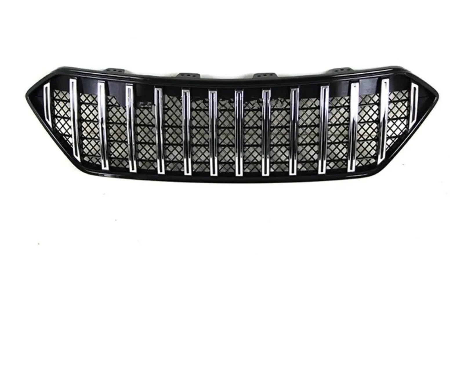 Facelift Grill Für Hyundai Für Santafe 2013-2016 ABS Mit Oder Ohne Lichter Front Grill Kühlergrill Rahmen Trim Auto Styling Grille Schmücken Kühlergrill Passend(Without lamp) von NOKRGQW