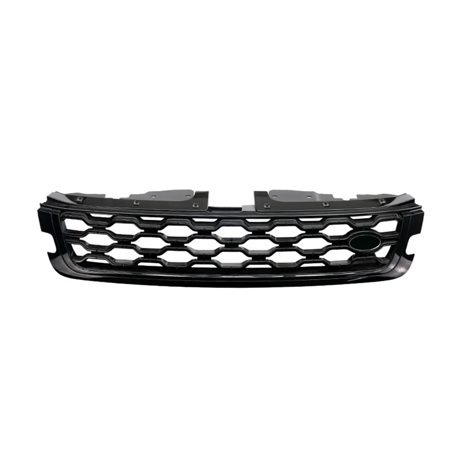 Facelift Grill Für Land Für Range Für Rover Evoque 2020 2021 2022 L551 Frontstoßstangengrill Grill Autozubehör Lufteinlassgitter Stoßstangenabdeckung Kühlergrill Passend(Schwarz) von NOKRGQW
