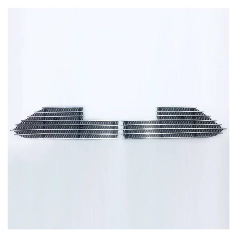 Facelift Grill Für MG4 EV 2022 Auto Front Lower Bumper Anti-Insekten-Metallnetz Staubdichte Innere Entlüftungsgitter Renngitter Aluminiumlegierung Abdeckung Kühlergrill Passend(Cover with net) von NOKRGQW