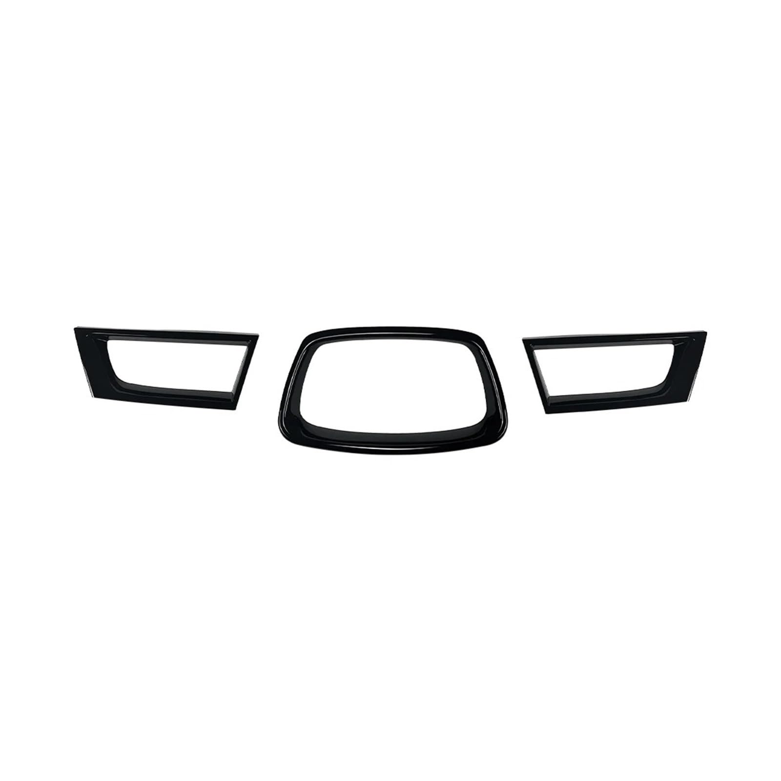 Facelift Grill Für Subaru Für Impreza Für WRX Für STI 9th Generation 2006-2007 Fronthaubengrill Rennsport-Stoßstangengrill Außenzubehör Schwarzer Kühlergrill Kühlergrill Passend(Schwarz) von NOKRGQW