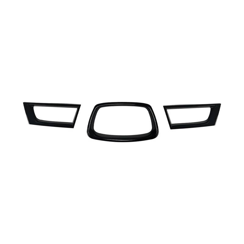 Facelift Grill Für Subaru Für Impreza Für WRX Für STI 9th Generation 2006-2007 Fronthaubengrill Rennsport-Stoßstangengrill Außenzubehör Schwarzer Kühlergrill Kühlergrill Passend(Schwarz) von NOKRGQW