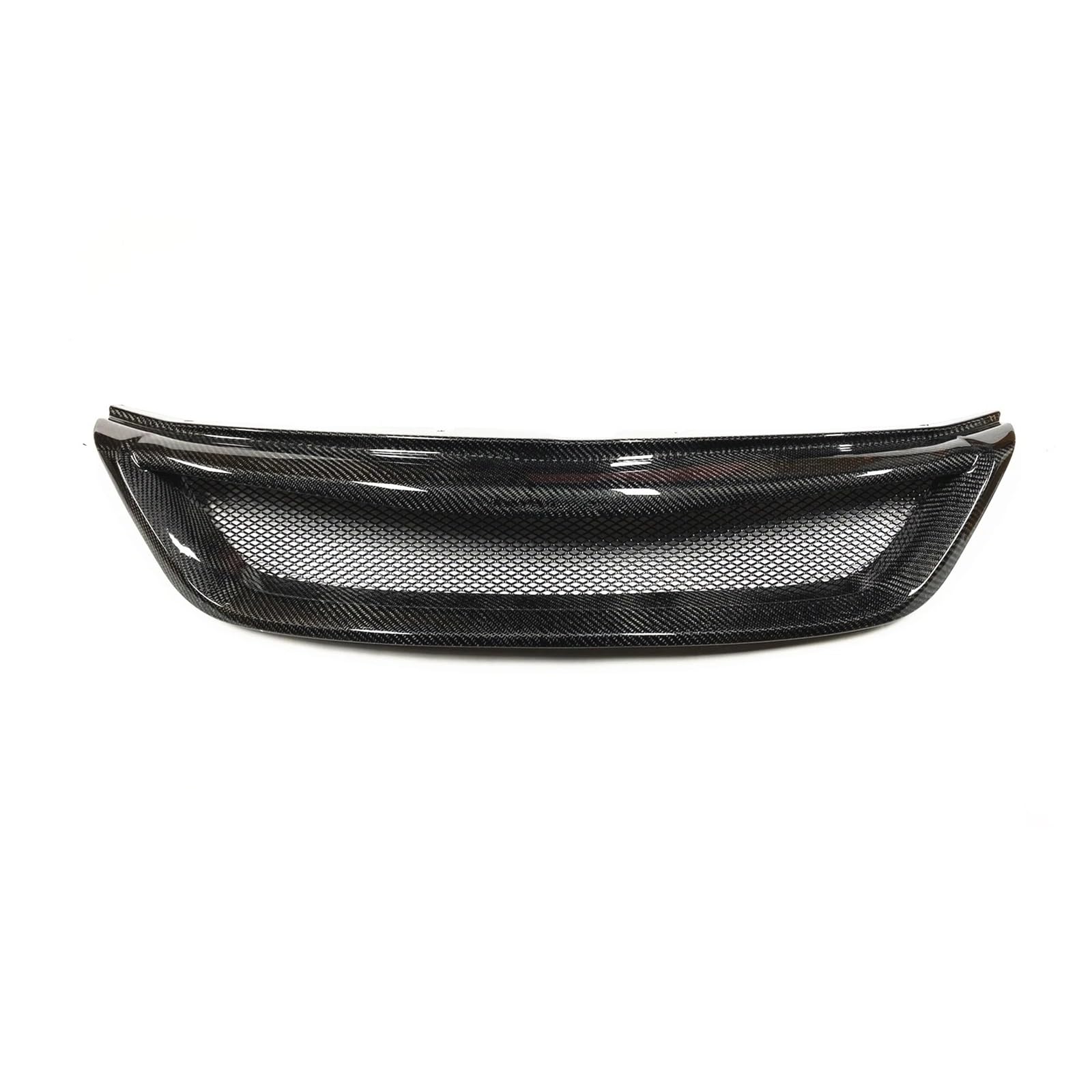 Facelift Grill Für Subaru Für Impreza Für WRX STI Limousine 4-Türer 2011-2014 Frontgrill Aus Echtem Carbon Fiber Fiberglas Obere Stoßstange Haube Mesh Grid Grill Kühlergrill Passend(Fiberglass) von NOKRGQW