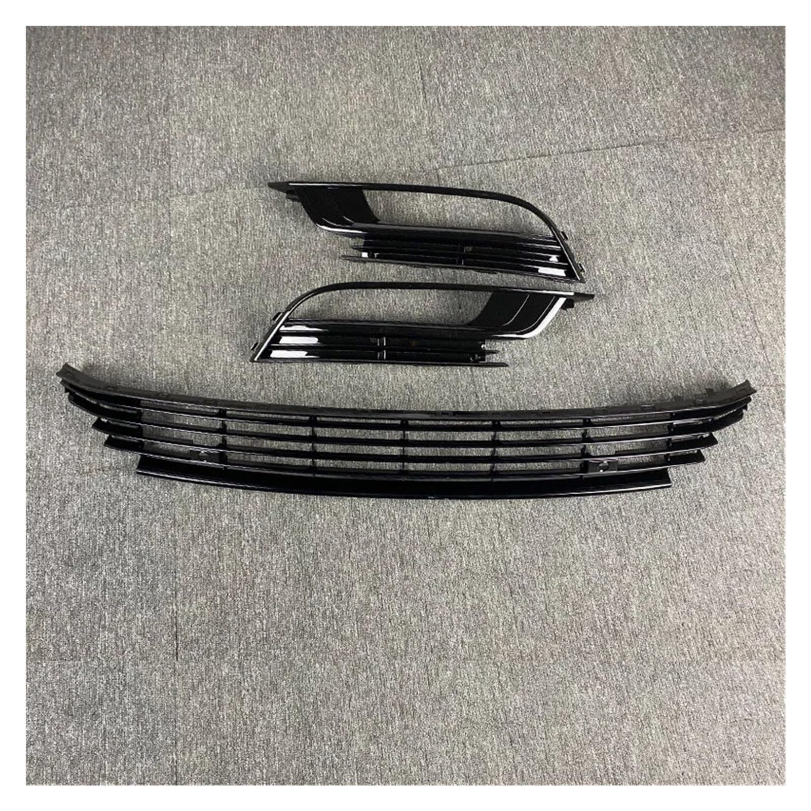 Facelift Grill Für VW Für CC 2013-2017 Vorderer Oberer Kühlergrill Mesh Honeycomb Hood Grill Frontstoßstange Racing Grills Autozubehör Kühlergrill Passend(A) von NOKRGQW
