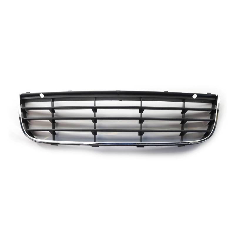 Facelift Grill Für VW Für Jetta MK5 2005-2009 1K0853677C Chrom Schwarz ABS Front Lower Bumper Center Mesh Grill Grille Vent Auto Zubehör Kühlergrill Passend von NOKRGQW