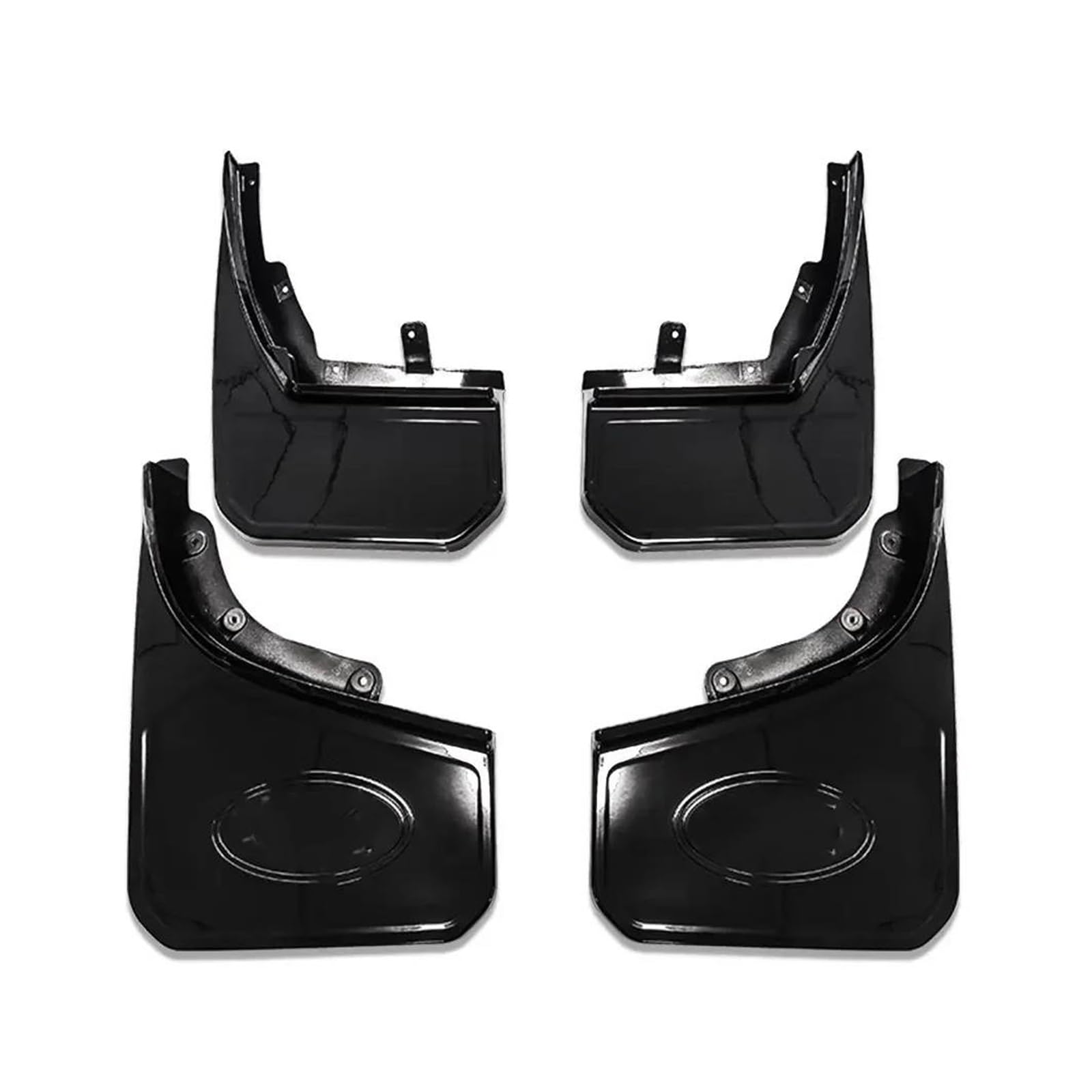 Kotflügel Für Land Für Rover Für Defender Für L663 4-teiliges Set Schmutzfänger Spritzschutz Kotflügel Schutz Auto Kotflügel Schutz Body Kit Abdeckung Zubehör Auto Kotflügel(Glossy Black) von NOKRGQW