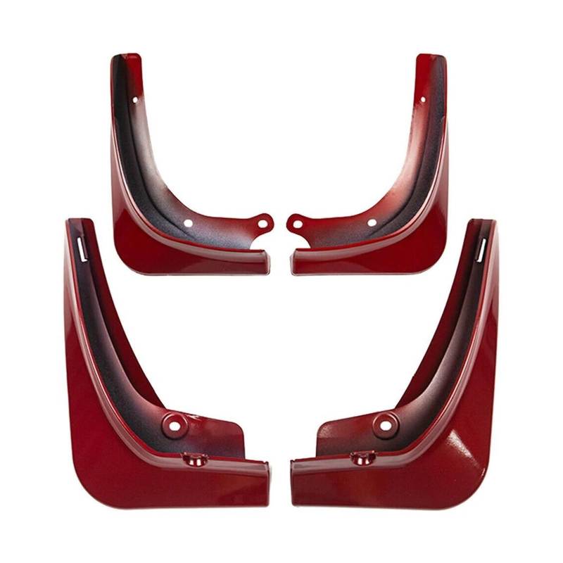 Kotflügel Für Tesla Für Modell 3 2017 2018 2019 2020 2021 4 STÜCKE Auto Vorne Hinten Spritzschutz Schmutzfänger Schmutzfänger Abdeckung Kotflügel Auto Kotflügel(Red) von NOKRGQW