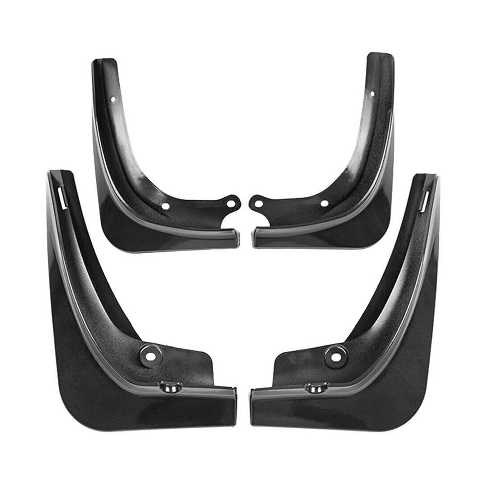 Kotflügel Für Tesla Für Modell 3 2017 2018 2019 2020 2021 4 STÜCKE Auto Vorne Hinten Spritzschutz Schmutzfänger Schmutzfänger Abdeckung Kotflügel Auto Kotflügel(Schwarz) von NOKRGQW
