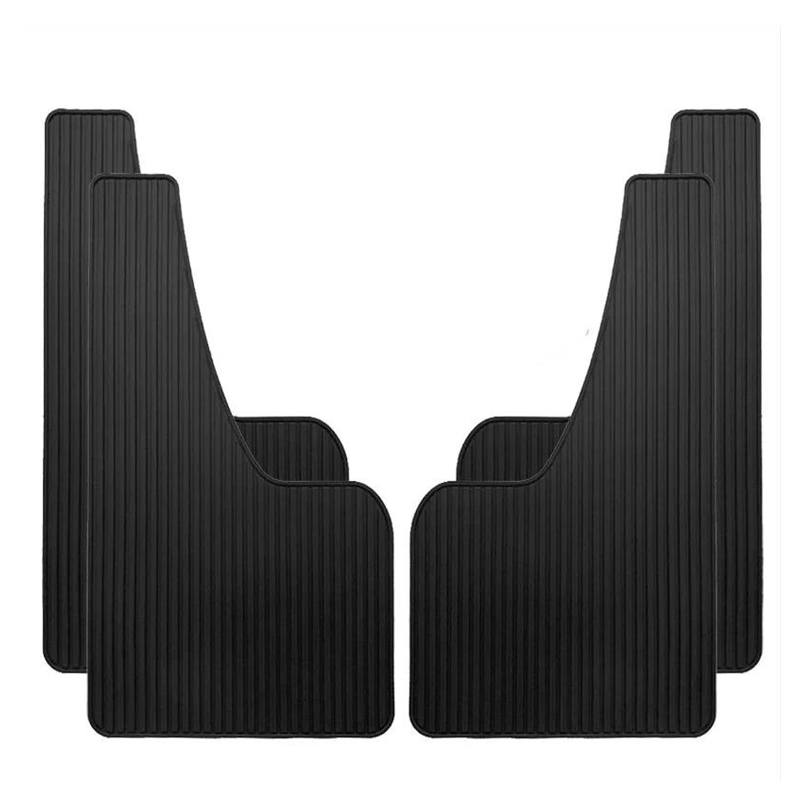 Kotflügel Universal Auto Kotflügel Vorne Hinterräder Schlamm Klappen PP Splash Fender Guards Für Auto SUV Off-Road Truck Auto Zubehör Auto Kotflügel(4pcs Large Red) von NOKRGQW