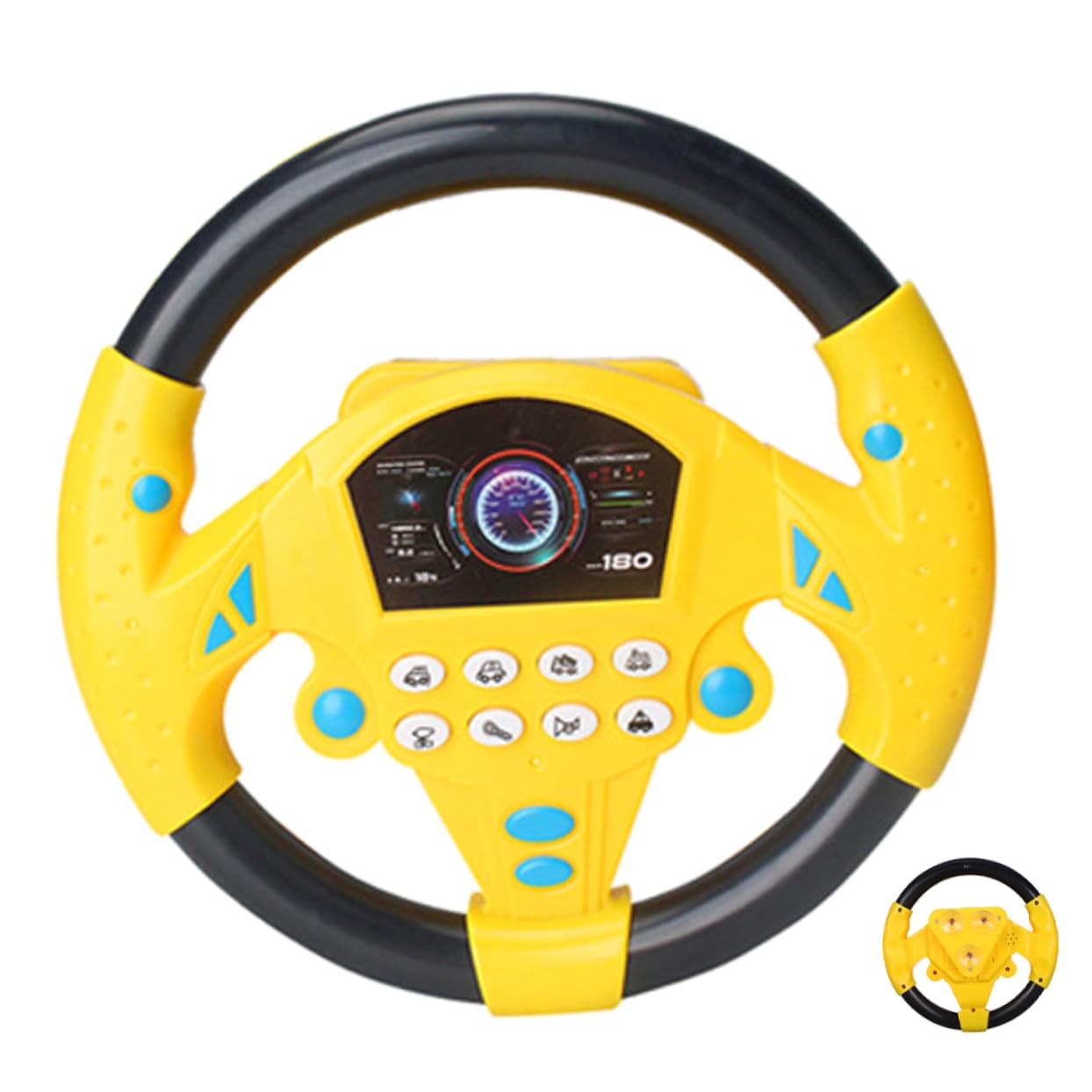 NOLITOY Lenkradsimulator Spielzeuglenkrad Lenkung Autositzspielzeug Passagier Lenkradspielzeug für Kleinkinder Kinderlenkrad fahrendes Autositz-Lenkrad Musiklenkrad Plastik Gelb NOLITOY Lenkradsimulator Spielzeuglenkrad Lenkung Autositzspielzeug Passagier Lenkradspielzeug für Kleinkinder Kinderlenkrad fahrendes Autositz-Lenkrad Musiklenkrad Plastik Gelb von NOLITOY