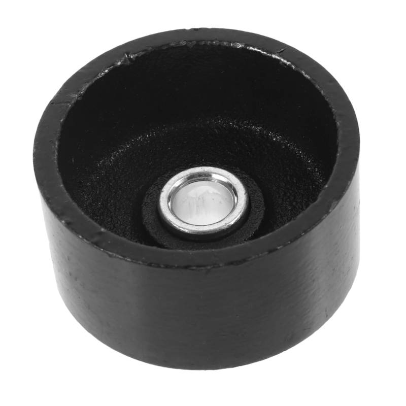 NOLITOY Wagenheberzubehör Vorderrad Hydraulischer Wagenheber Vorderräder Rad Für Wagenheber Anhänger Wagenheberständer Rad Wagenheberrad Ersatz Vorderes Universalrad Schwarzer Stahl von NOLITOY