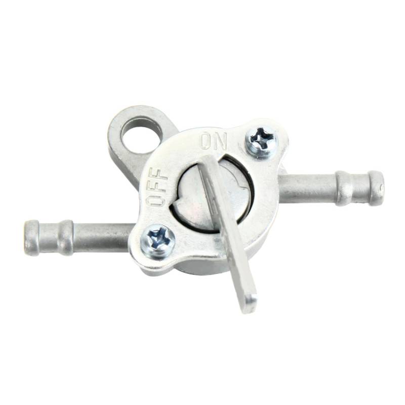 NONGYU Benzinhahn-Absperrschalter, Metall, 6 mm, Motorrad-Inline-Öltanks, Wasserhahnventile, Ein-/Aus-Schalter von NONGYU