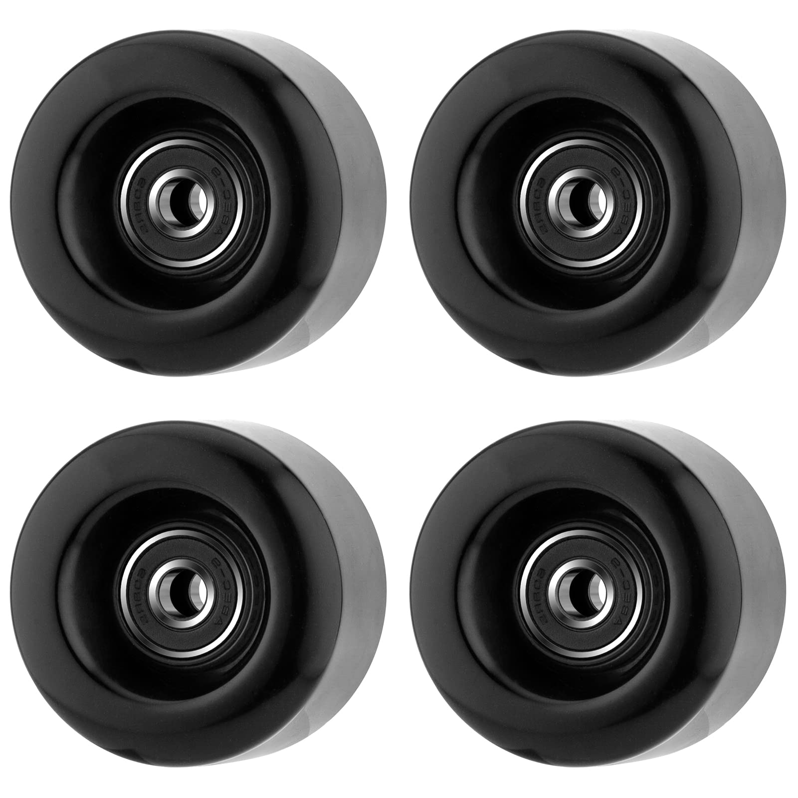 NONMON 4Pcs Quad Rollschuhe Ersatz Rollen, 58mm x 32mm 82A PU Räder mit Vorinstalliert Kugellager 608RS ABEC-9, Rollschuhzubehör Set für Außen Innen Doppel Reihe Skating Skateboard NONMON 4Pcs Quad Rollschuhe Ersatz Rollen, 58mm x 32mm 82A PU Räder mit Vorinstalliert Kugellager 608RS ABEC-9, Rollschuhzubehör Set für Außen Innen Doppel Reihe Skating Skateboard von NONMON