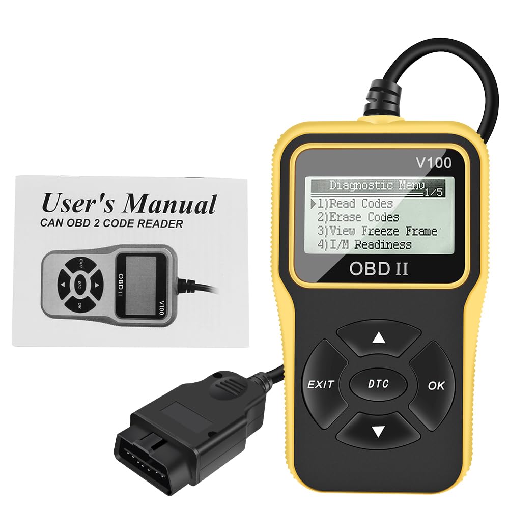 NOPNOG OBD 2 Scanner 16 Pin Auto-Diagnose-Tools Motor-Diagnose-Instrument Autozubehör OBD2 Code Reader V100 Digital Display NOPNOG OBD 2 Scanner 16 Pin Auto-Diagnose-Tools Motor-Diagnose-Instrument Autozubehör OBD2 Code Reader V100 Digital Display von NOPNOG