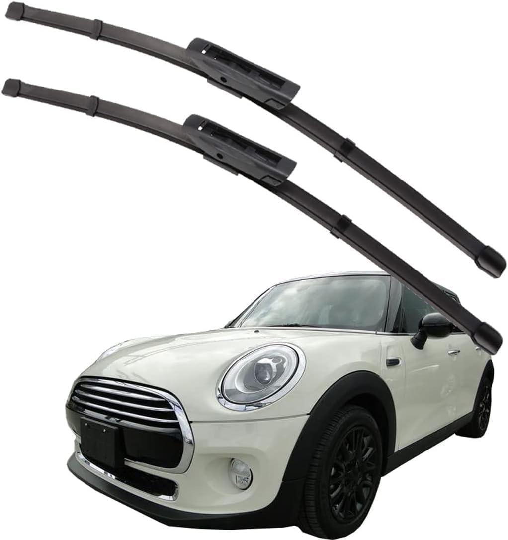 Scheibenwischerblätter für Mini One Hatch F56 2014-2018 19" 18", Auto Scheibenwischer Vorne Und Hinten Wischerblätter Ersatzwischblätter Zubehör von NORAS