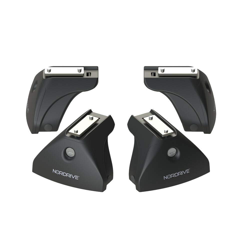 NORDRIVE N20002 Evos LP, Set mit 4 Füßen mit niedrigem Profil für Fahrzeuge mit Standarddach, kompatibel mit Allen Dachträgern. NORDRIVE N20002 Evos LP, Set mit 4 Füßen mit niedrigem Profil für Fahrzeuge mit Standarddach, kompatibel mit Allen Dachträgern. von NORDRIVE