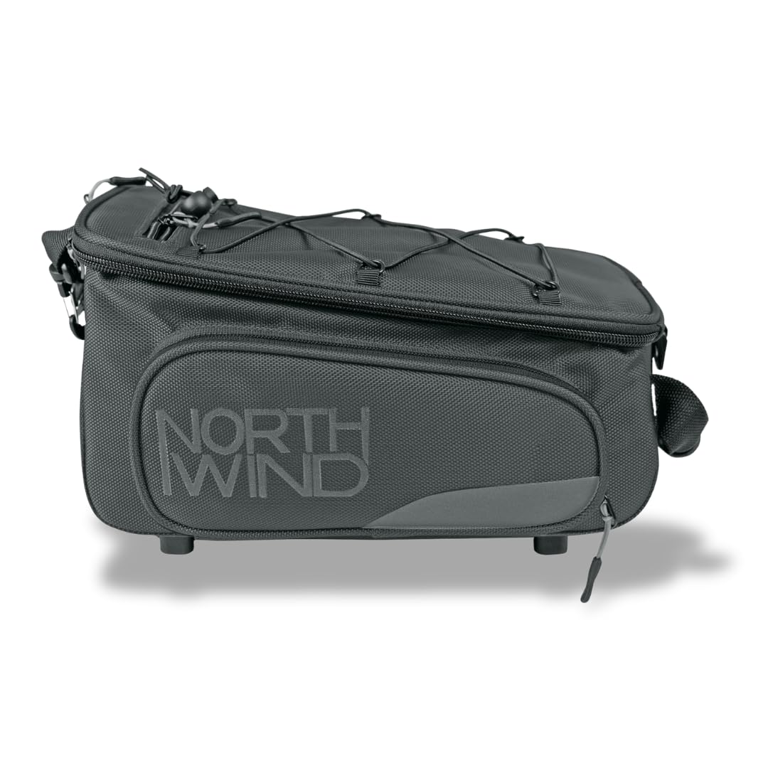 NORTHWIND SMARTBAG Classic MLT Gepäckträgertasche (Ausklappbare Seitentaschen, MonkeyLoad Adapterplatte, Wasserabweisend, Reflexaufdruck, 10l Stauraum) NORTHWIND SMARTBAG Classic MLT Gepäckträgertasche (Ausklappbare Seitentaschen, MonkeyLoad Adapterplatte, Wasserabweisend, Reflexaufdruck, 10l Stauraum) von Northwind