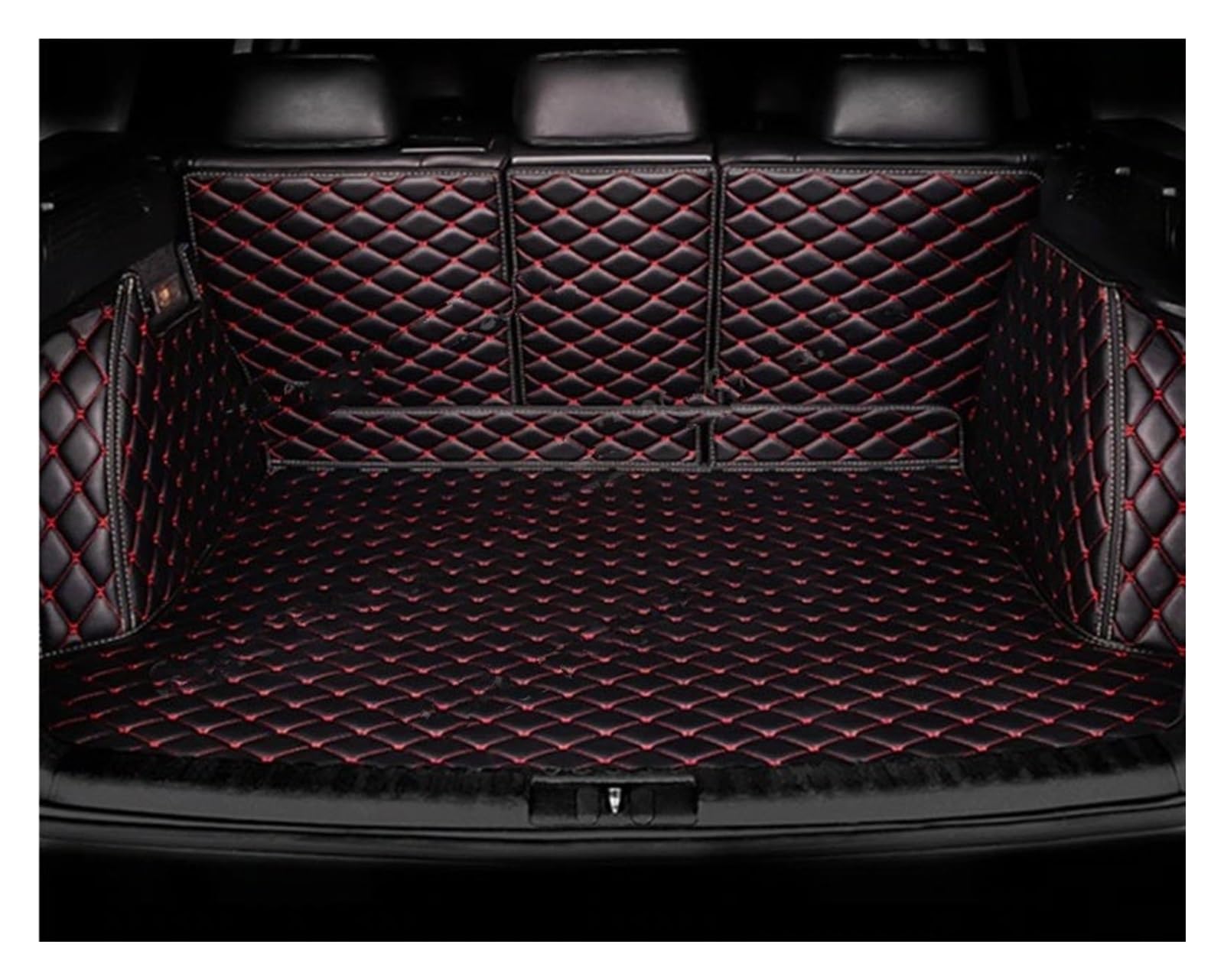 Für Benz Für EQE V295 2022 2023 2024 2025 SUV Auto Kofferraum Matte Kofferraum Schutzmatte (Farbe : Black Red15) von NORTOK