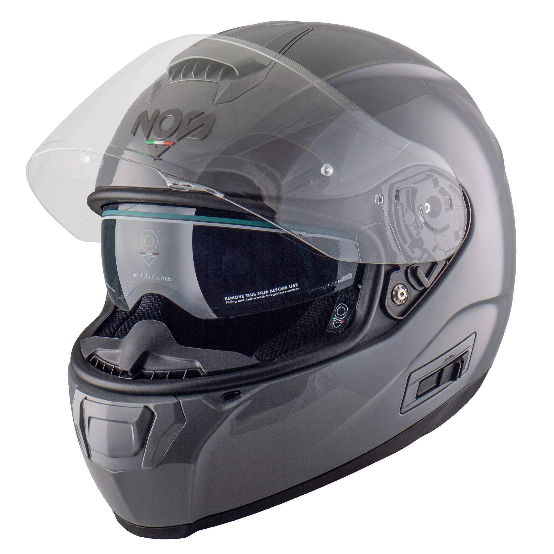 NOS Helmets Helm NS-6 S Seal Grey von NOS NEW OWN STYLE