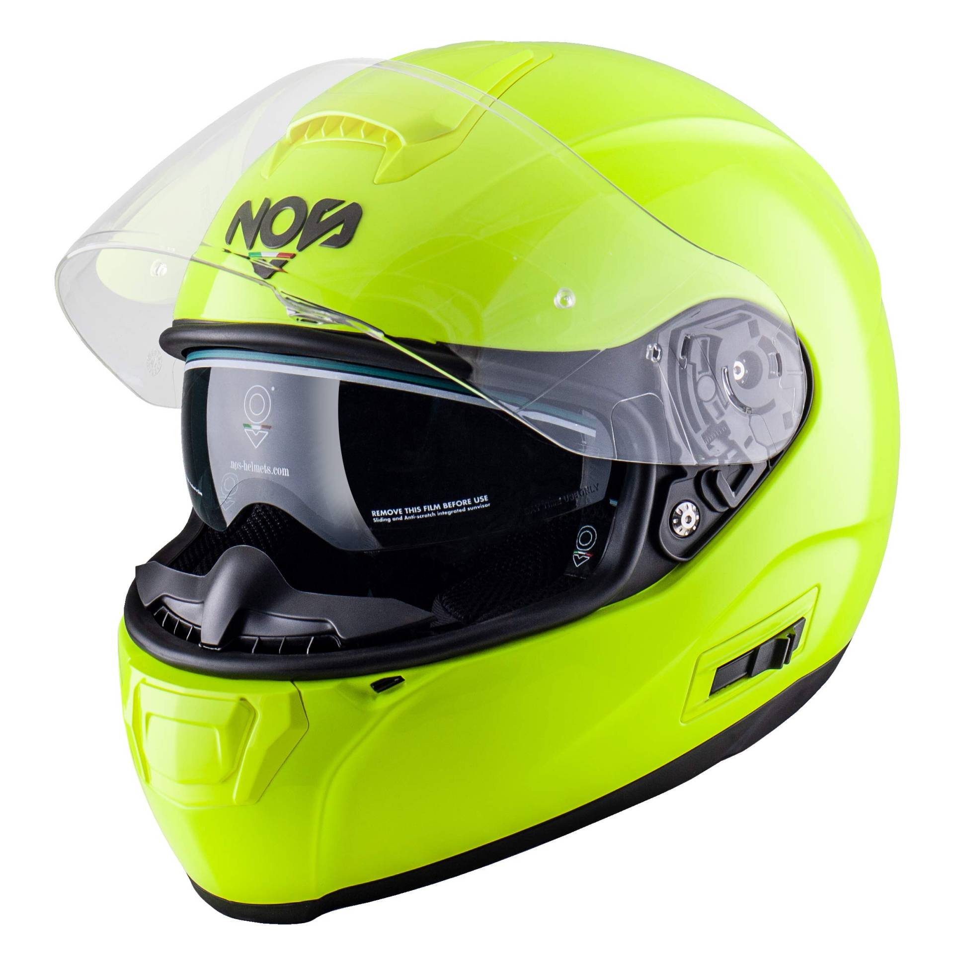 NOS Helmets Helm NS-6 XXL Fluor Yellow von NOS NEW OWN STYLE