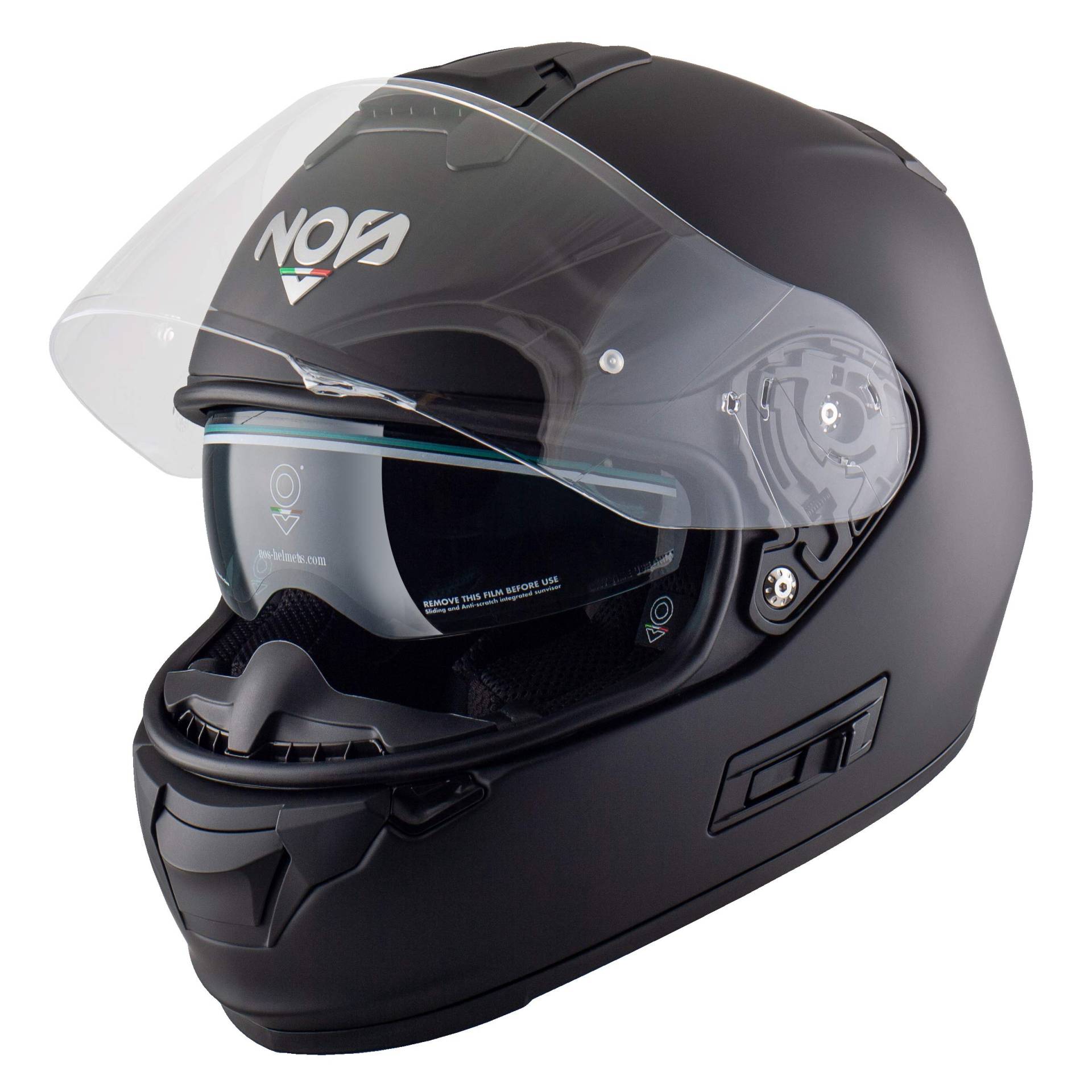 NOS Helmets Helm NS-7F XS Black Matt von NOS NEW OWN STYLE