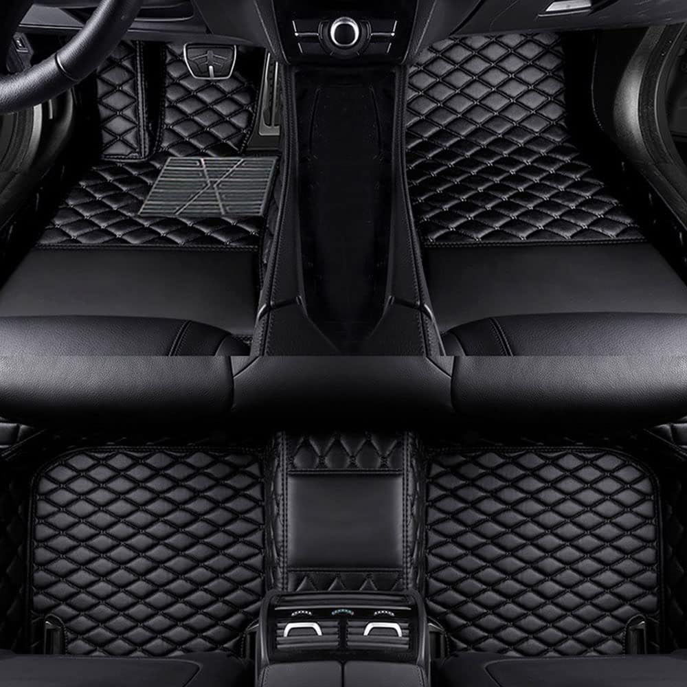 Auto Fußmatten für Audi Q8 2018-2023, Premium Qualität Leder Verdickter Matten Teppiche Liners Vollständig Umzingelt wasserdichte rutschfeste Schutz Innenzubehör,F von NoteDi