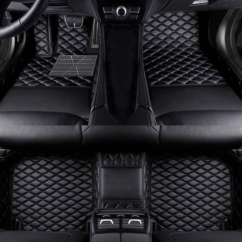 Auto Fußmatten für Audi Q8 2018-2023, Premium Qualität Leder Verdickter Matten Teppiche Liners Vollständig Umzingelt wasserdichte rutschfeste Schutz Innenzubehör,F von NoteDi