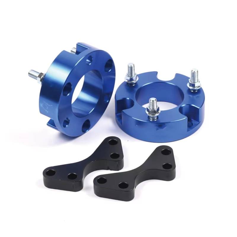 Auto Distanzscheiben Für Isuzu 2012-2019 Für D-MAX Front & Rear Lift Kit 1 "-2" Stoßdämpfendes Spacer Blaues Auto-Tuning-Zubehör Spurverbreiterung Stahl(Blue 32mm) von NOVEMS