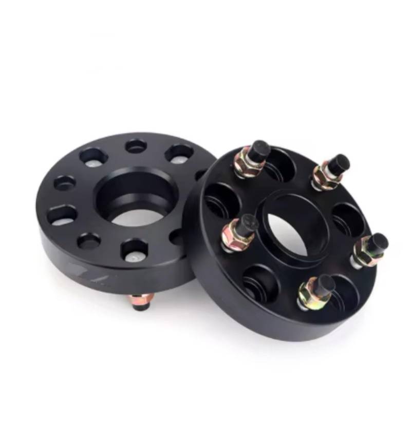 Auto Distanzscheiben Für Suzuki Für SX4/Für Grand Für Vitara/Für Ertiga/Für Escudo/Für Kizashi 20/25/30/35mm PCD 5x114,3 Rad Spacer Adapter Spurverbreiterung Stahl(25mm black) von NOVEMS