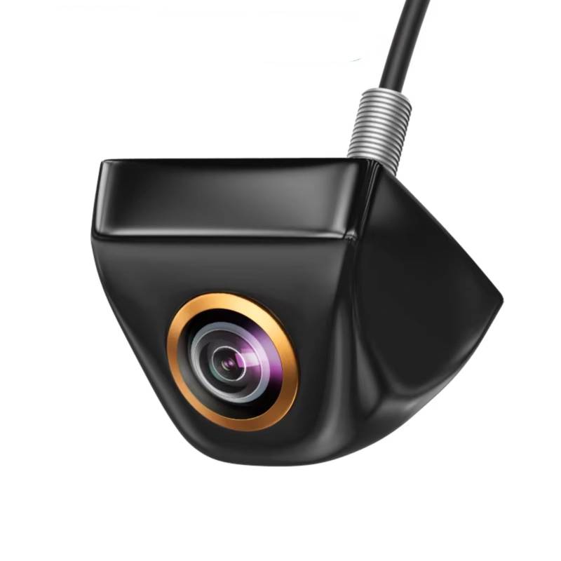 Einparkkamera Kamera 170 ° Full HD Nachtsicht Rückwärts AHD Fisheye Fahrzeug Parkkamera Rückfahrkameras(Black-CVBS-AHD720P) von NOVEMS