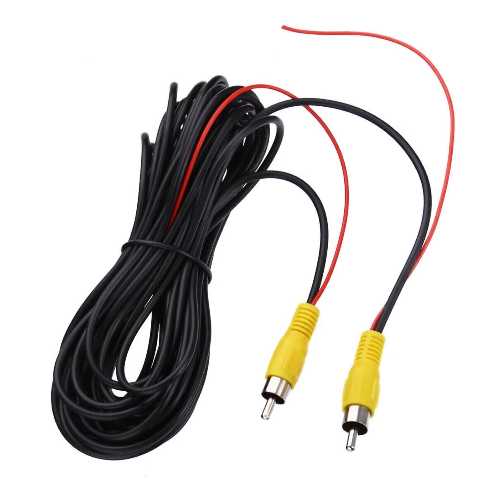 Einparkkamera Kamera Auto Auto RCA Verlängerung Video Kabel Rückansicht Backup Kamera & Erkennung Draht Rückfahrkameras(6M RCA Video Cable) von NOVEMS