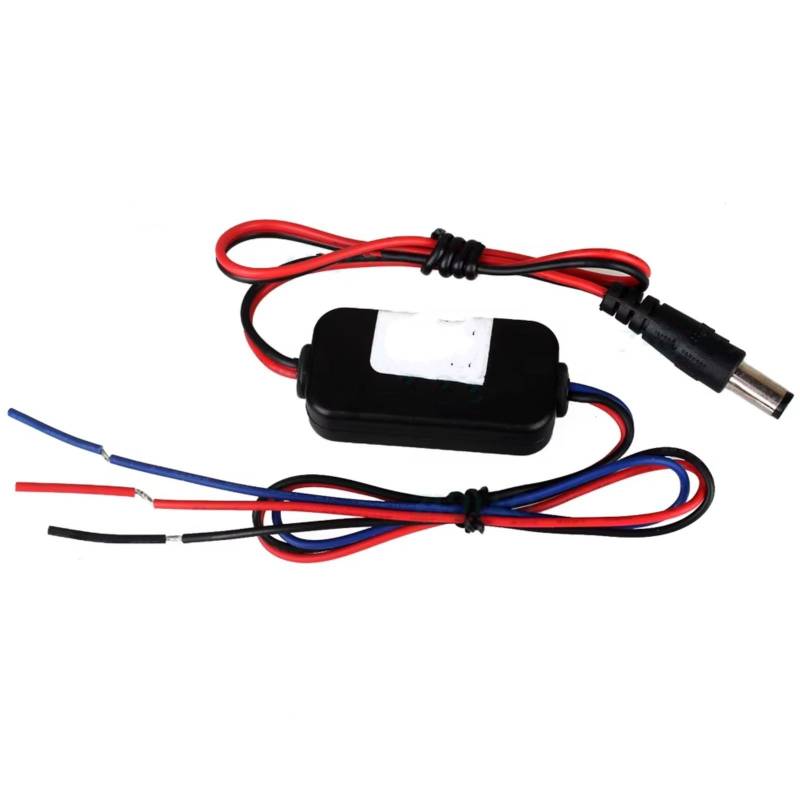 Einparkkamera Kamera Auto Kamera Kondensator Filter Stecker DC 12V Power Relais Gleichrichter für Rückansicht Backup Kamera Zubehör Rückfahrkameras(PJ004 Delay Relay) von NOVEMS