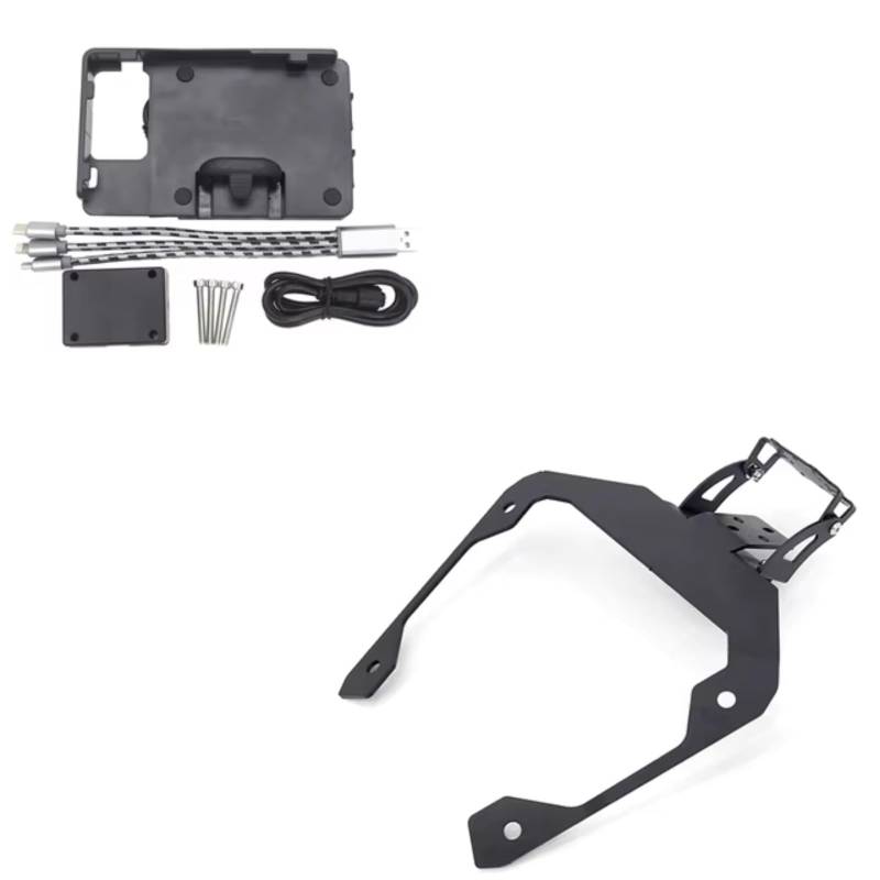 Handyhalter Motorrad Für Forza 750 Für NSS750 Navigation Ständer Halter Telefon Handy GPS Platte Halterung Unterstützung Halter(AB) von NOVEMS
