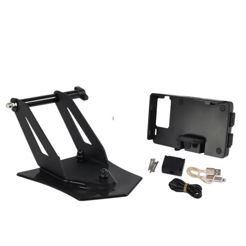 Handyhalter Motorrad Für R1250RT 2021 2022 2023-Motorrad Navigation Halterung GPS Montieren Gerät Träger SMART Telefon Anzupassen Halter(USB Charging Version) von NOVEMS