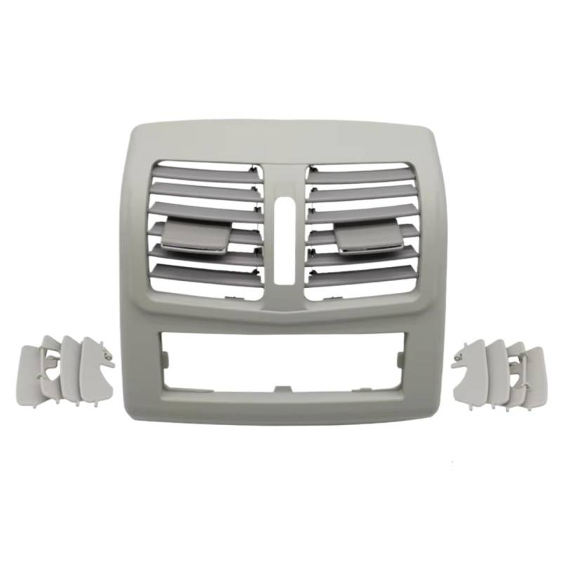Klimaanlage Lüftungsdüse Für Benz W212 E-Klasse E260 E300 E320 E400 2012–15 Hintere Mittelkonsole, Klimaanlage, AC-Entlüftungsgitter, Auslassrahmenabdeckung Lüftungsgitter Autos(High-end Light Gray) von NOVEMS