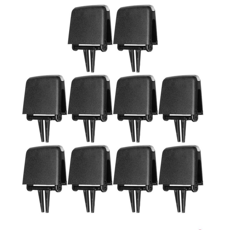 NOVEMS Klimaanlage Lüftungsdüse Für 2005-2012 3er E90 Armaturenbrett Vorne Klimaanlage Steckdose A/C Klimaanlage Entlüftungslasche Clip Reparatursatz Lüftungsgitter Autos(10 Piece) von NOVEMS