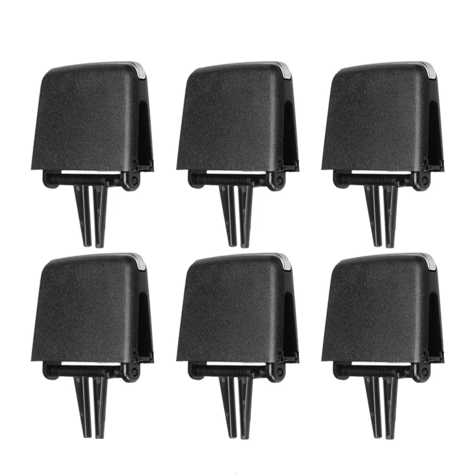 NOVEMS Klimaanlage Lüftungsdüse Für 2005-2012 3er E90 Armaturenbrett Vorne Klimaanlage Steckdose A/C Klimaanlage Entlüftungslasche Clip Reparatursatz Lüftungsgitter Autos(6 Piece) von NOVEMS