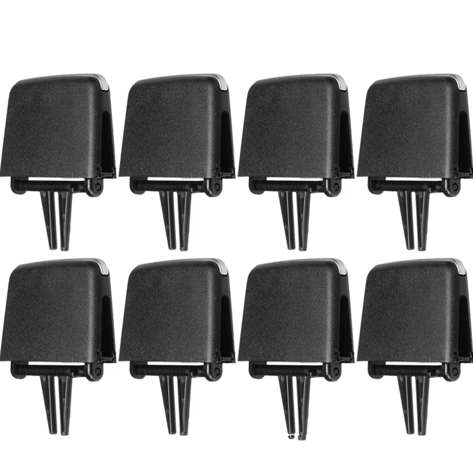 NOVEMS Klimaanlage Lüftungsdüse Für 2005-2012 3er E90 Armaturenbrett Vorne Klimaanlage Steckdose A/C Klimaanlage Entlüftungslasche Clip Reparatursatz Lüftungsgitter Autos(8 Piece) von NOVEMS