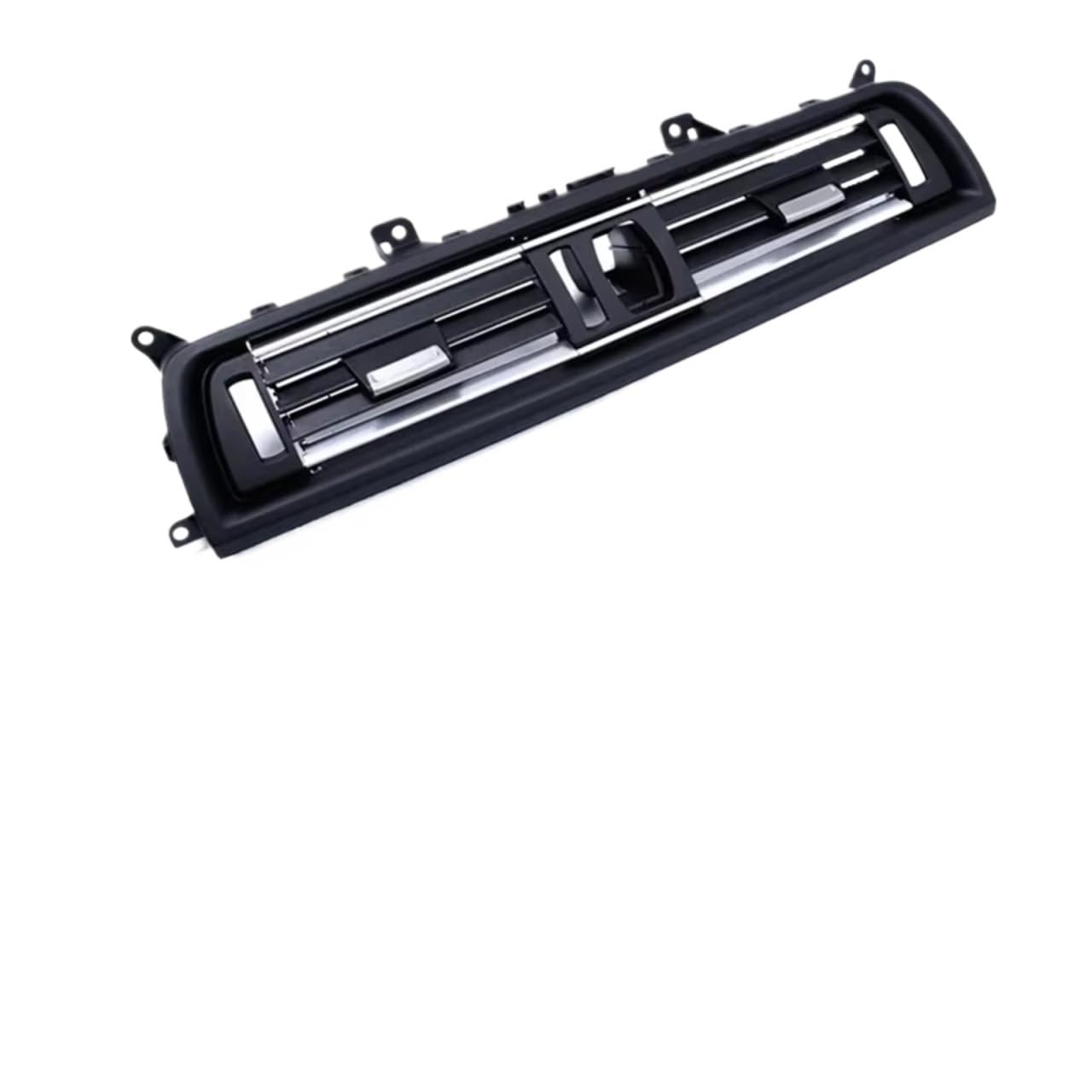 NOVEMS Klimaanlage Lüftungsdüse Für 5 Series F10 F11 F18 520i 523i 525i 528i 535i Dash Konsole AC Klimaanlage Vent Grille Outlet Grid Lüftungsgitter Autos(Central with Chrome) von NOVEMS