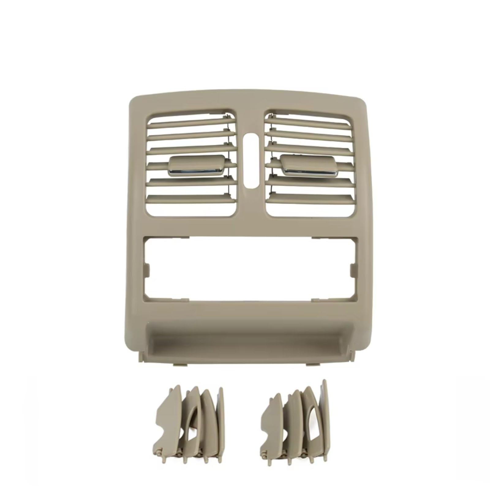 NOVEMS Klimaanlage Lüftungsdüse Für Benz CE-Klasse Coupé W204 W207 C180 C200 C220 C260 C300 2007-2013 Hinten Klimaanlage AC Vent Grille Outlet Lüftungsgitter Autos(High-end Beige) von NOVEMS