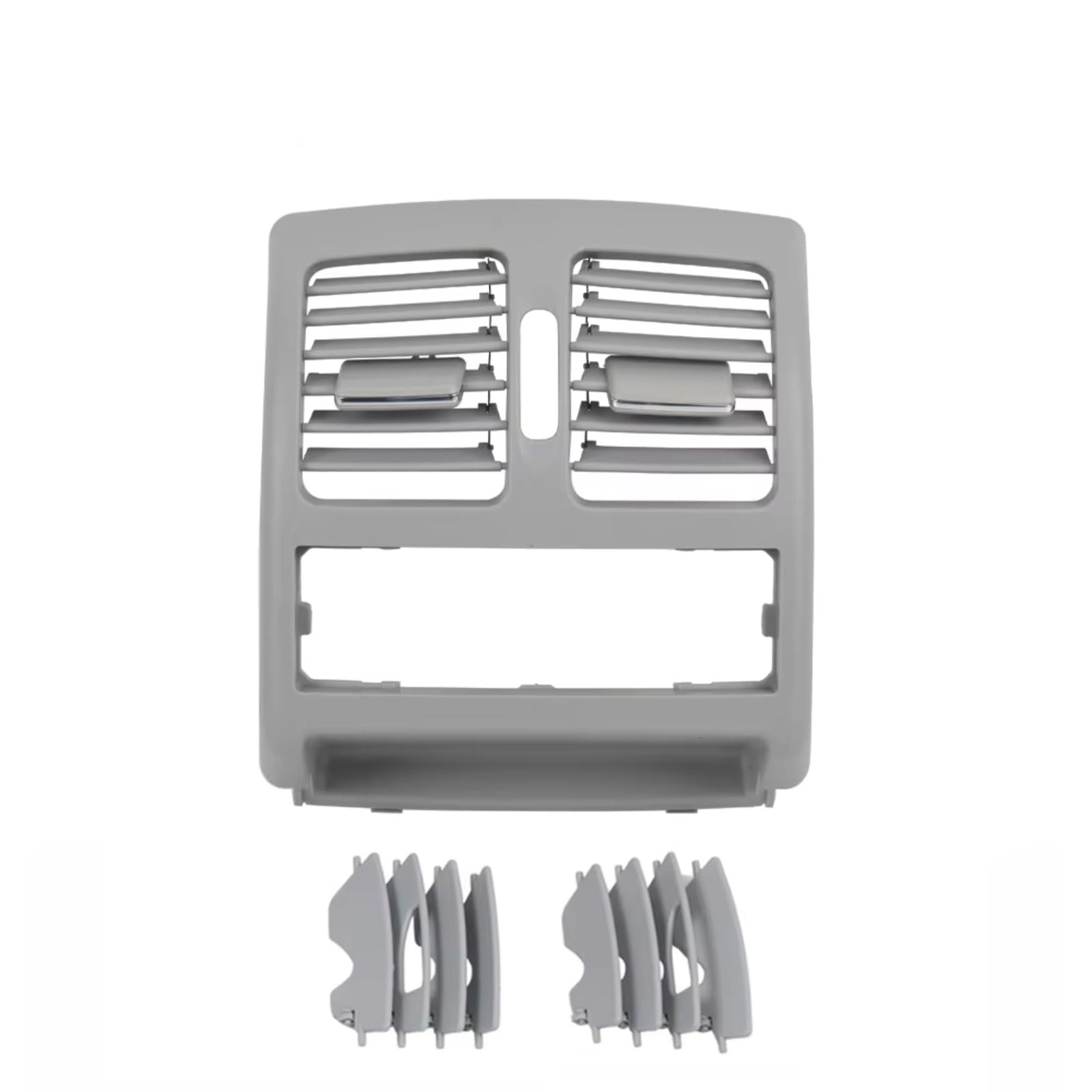 NOVEMS Klimaanlage Lüftungsdüse Für Benz CE-Klasse Coupé W204 W207 C180 C200 C220 C260 C300 2007-2013 Hinten Klimaanlage AC Vent Grille Outlet Lüftungsgitter Autos(High-end Gray) von NOVEMS