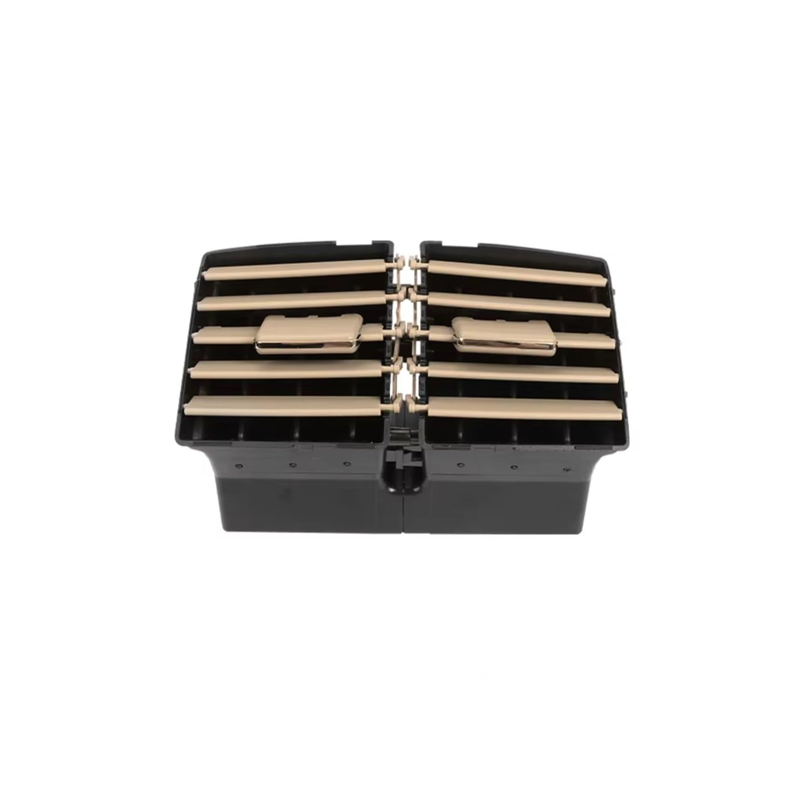NOVEMS Klimaanlage Lüftungsdüse Für Benz W164 ML GL 300 350 450 500 1648300454 Auto-Innenraum-Klimaanlage Hinten Ac Vent Grille Outlet Montage Lüftungsgitter Autos(Beige) von NOVEMS