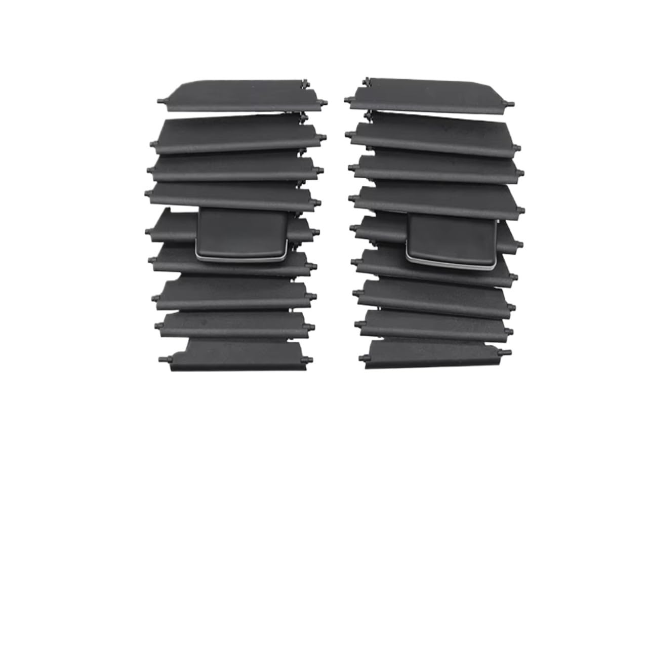 NOVEMS Klimaanlage Lüftungsdüse Für Benz W166 W292 ML350 Für GL450 Für GLE Für GLS Auto Vorne Mitte AC Klimaanlage Vent Outlet Grille Slide Clip Reparatur Kit Lüftungsgitter Autos(New L and R) von NOVEMS